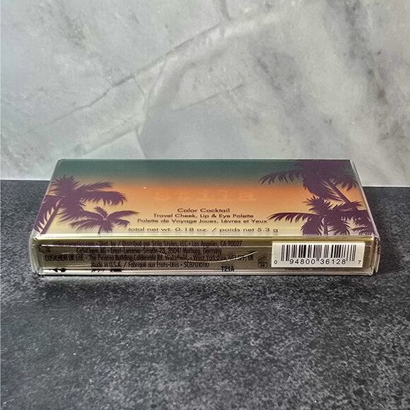 Stila New Color Cocktail travel cheek, lip & eye palette in Tequila Sunrise - Picture 8 of 10